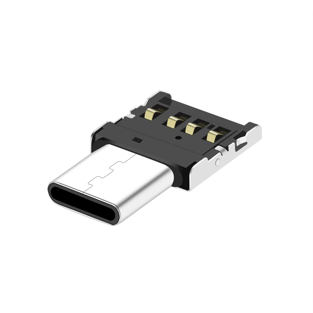 Адаптер коннектор POWSTRO Type C к USB OTG для флеш накопителя S8 Note8 телефона