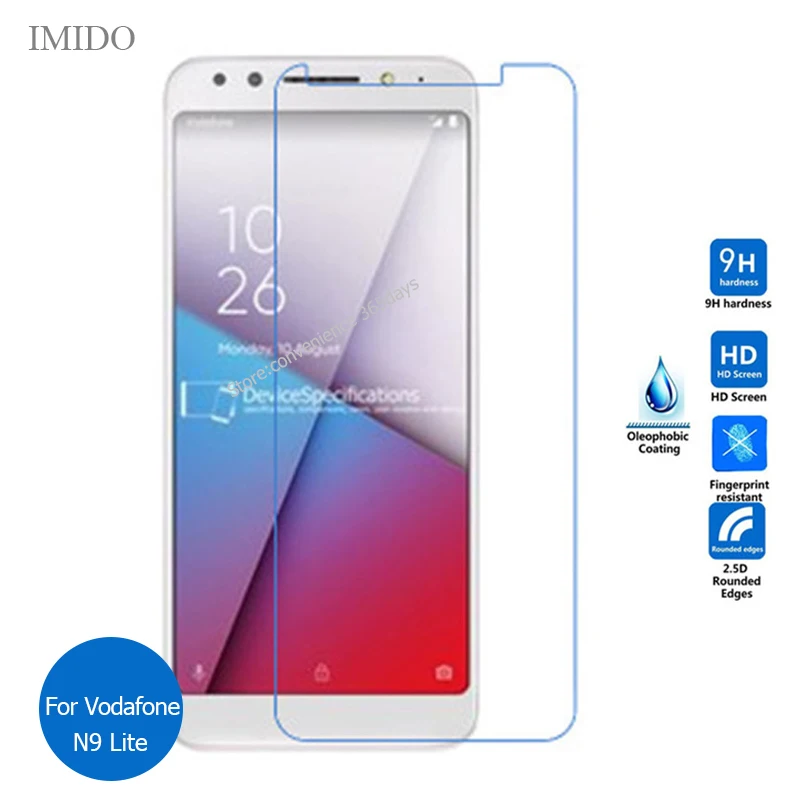 

For VodaFone Smart N9 Lite Tempered Glass Screen Protector 9h Safety Protective Film on Voda Fone N 9 Lite VFD-620 VFD 620