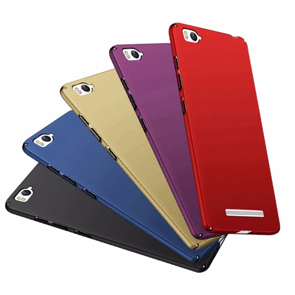 Оригинальные чехлы для Xiaomi Mi4c чехол Mi4i жесткий матовый из поликарбоната задняя