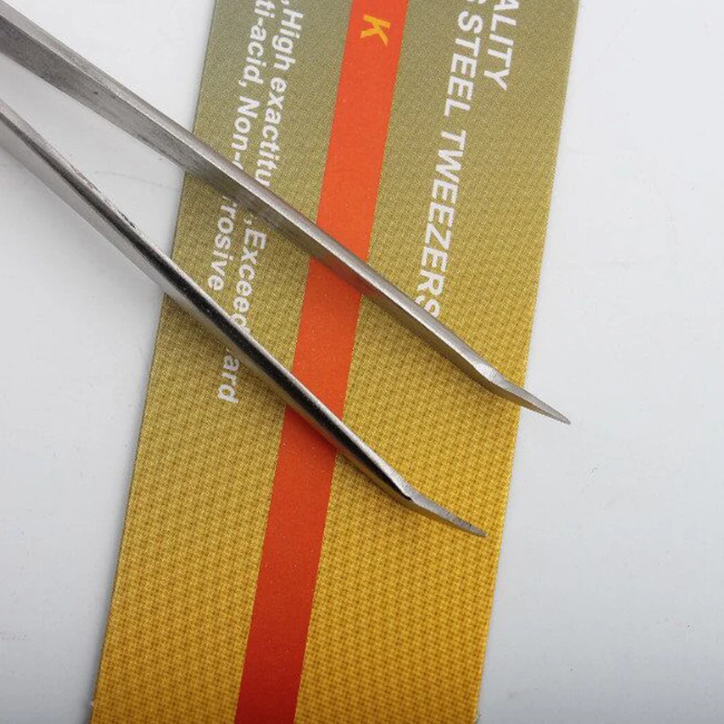 2 предмета Нержавеющая сталь Пинцет изогнутая ресница для инструментов