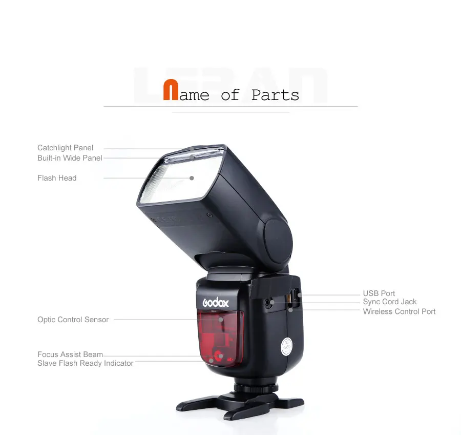 Godox V860II-C V860ii V860IIC Вспышка Speedlite с высоким литиевый блок питания GN60 ttl HSS+ Xpro-C триггеров для камер Canon