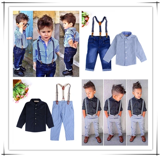 2017 New Europe and America style fashion 2pcs set spring boys outfit leisure clothing DS20 | Детская одежда и обувь