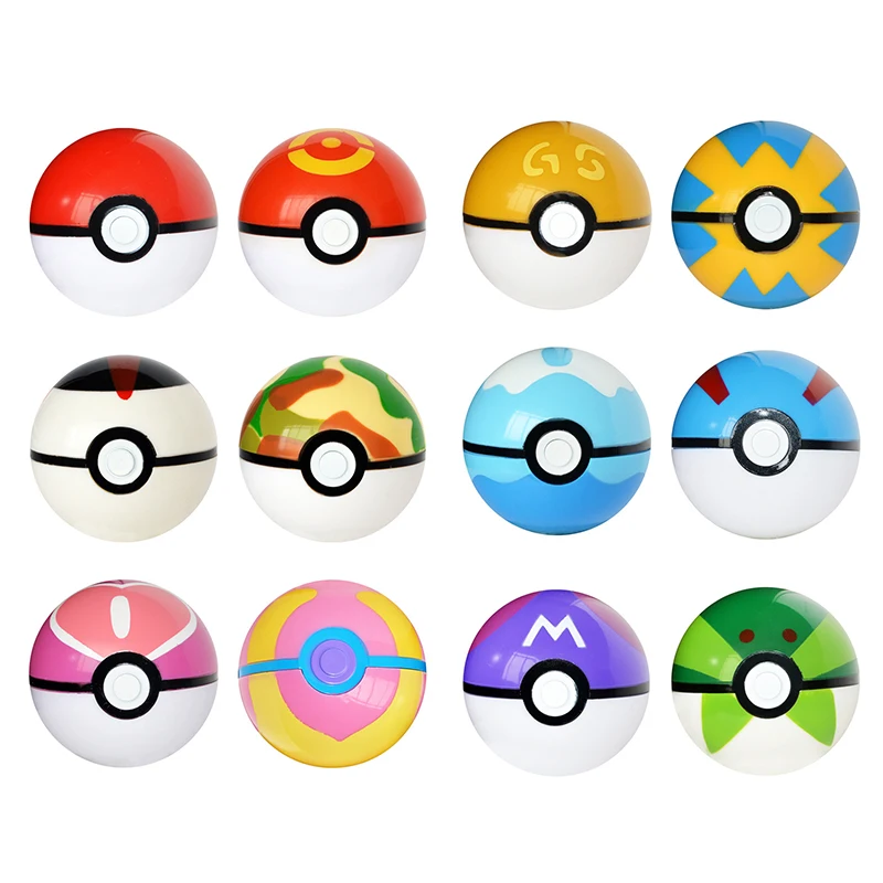 Songge 7 шт. Pokeball + 24 Фигурки игрушки для детей японский фильм и ТВ фигурки героев