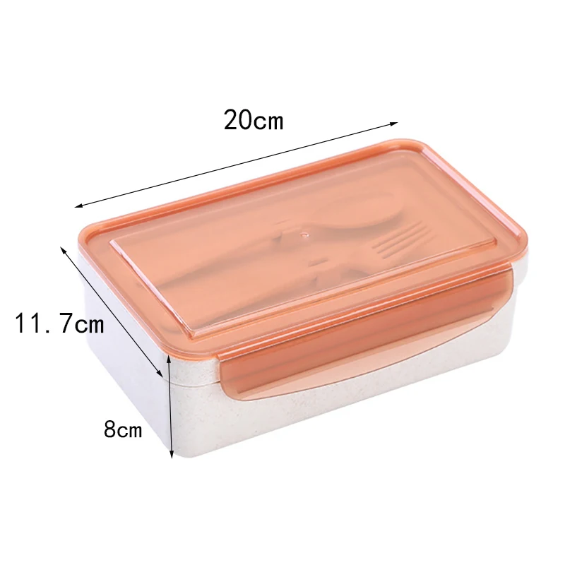 MICCK герметичный прямоугольный портативный разделительный Ланч-бокс