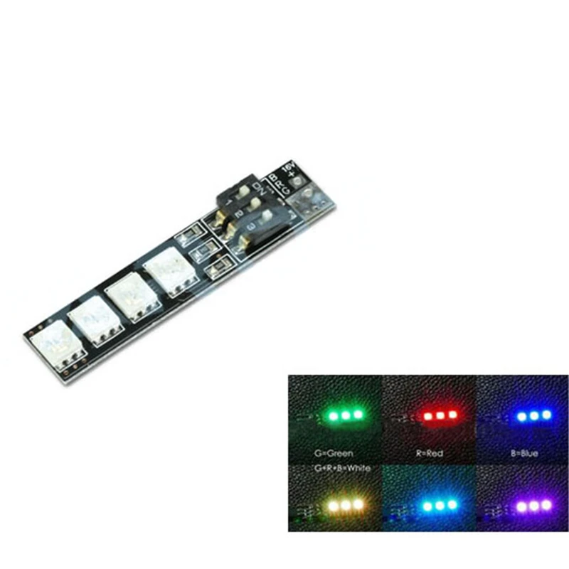 Таро LED 7 цветов полоса света Красочный ночник доска TL2816-05 для дрона квадрокоптера