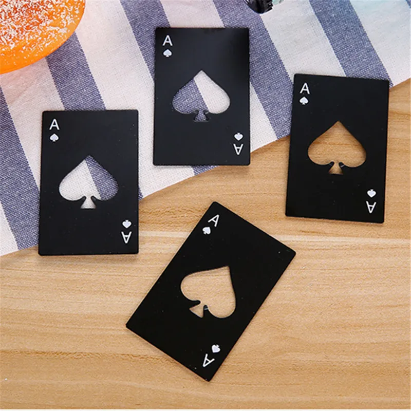 1p Poker Card открывалка для пивных бутылок, стальная открывалка для свадебной вечеринки, банкета, сувениры, кухонные инструменты для столовой, бара, декор стола, сувениры