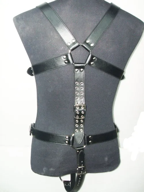 B/D SM Sex Toys For Man Male Sexy Cosplay Bondage Restraints PU Leather Slave Strap Full Body Harness Rope | Интимные товары