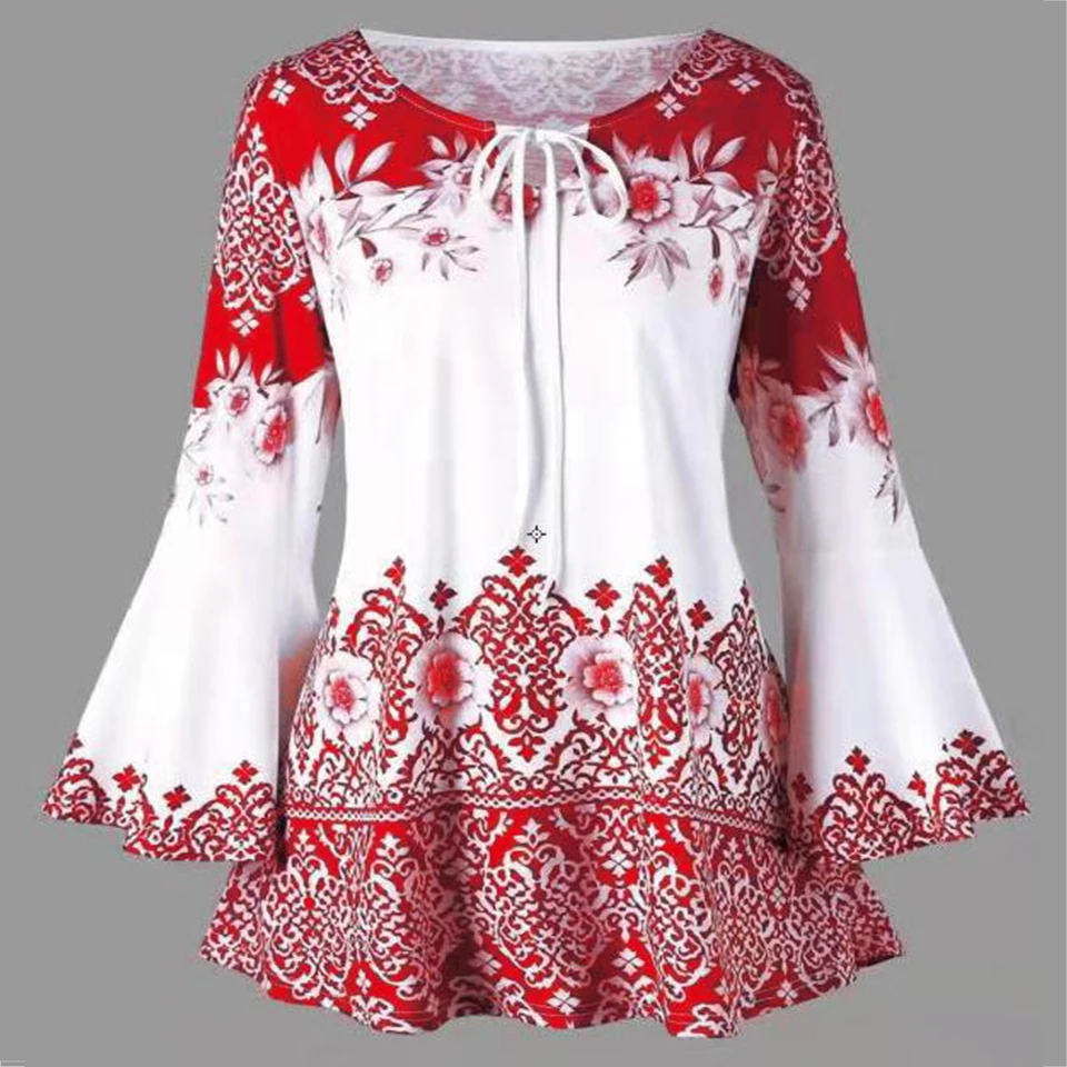 Ретро-футболка с винтажным принтом Vetement Femme 2021 Harajuku топ длинными рукавами размера