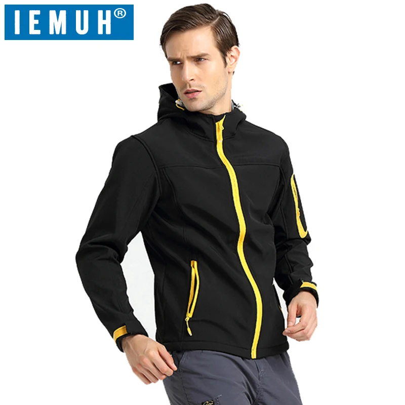 Бренд IEMUH новинка Мужская ветрозащитная куртка для треккинга походов занятий