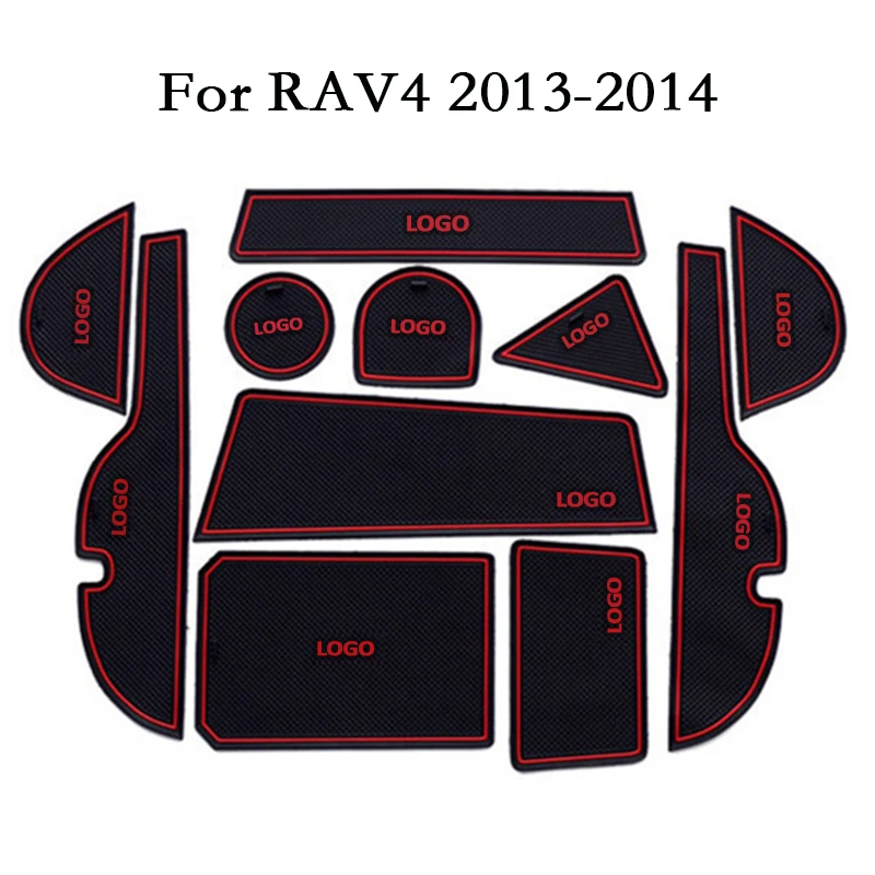 BACKAR автомобильный ящик для хранения чашки коврик укладки Toyota RAV4 Previa RAV 4 2009 2010 2011
