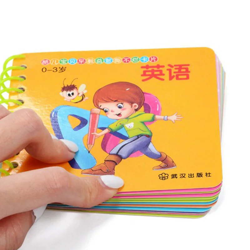Детская книга pinyin история обучения китайские когнитивные бумажные карты детская