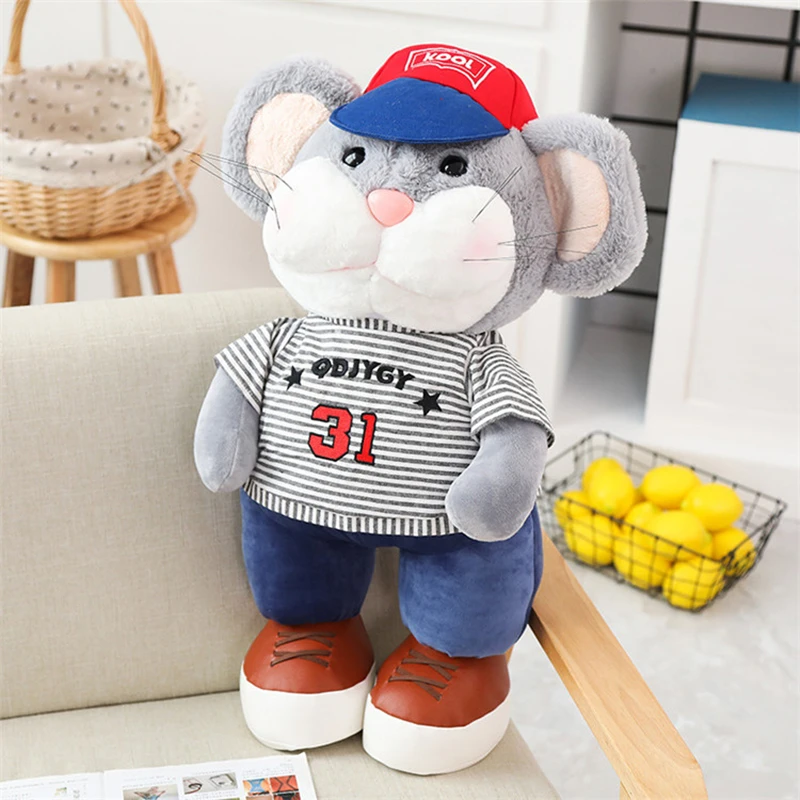 Новый милый 30 см семейный Кот шарпей собака медведь плюшевый орангутан игрушки