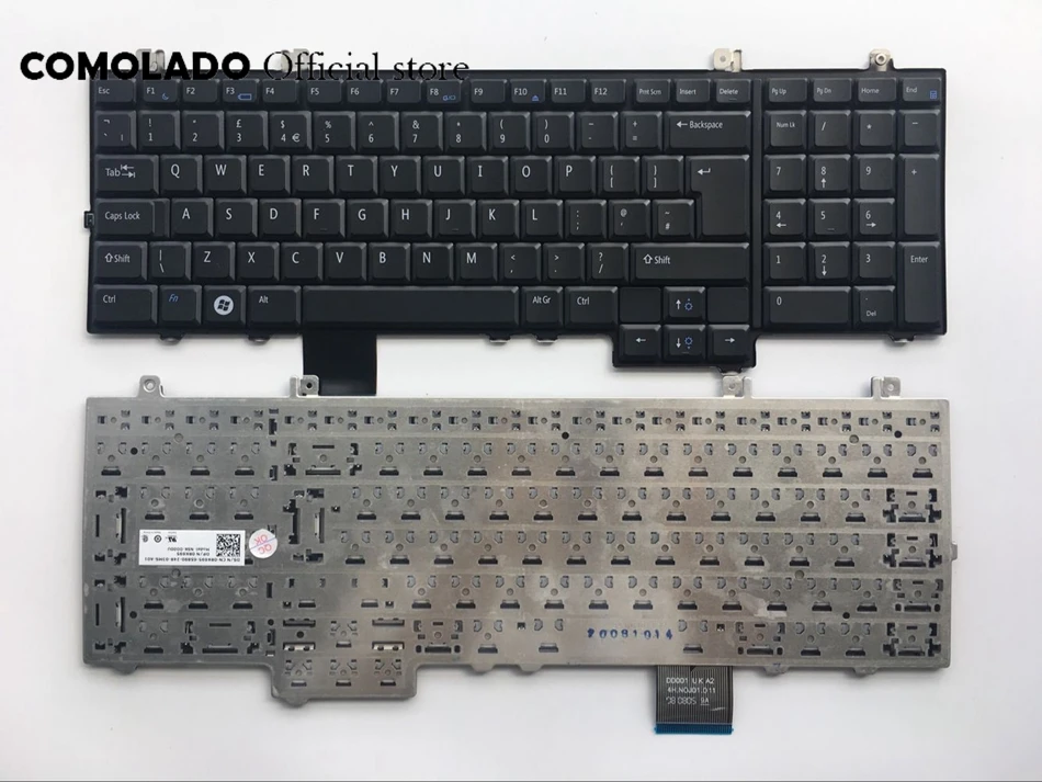 Британская клавиатура для DELL Studio 1735 1736 1737 PP31L TR334 черная британская раскладка