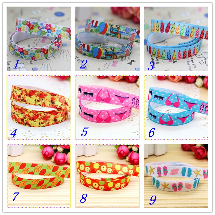 5/8 ''Бесплатная доставка Складные эластичные Осенние Летние Тапочки повязка