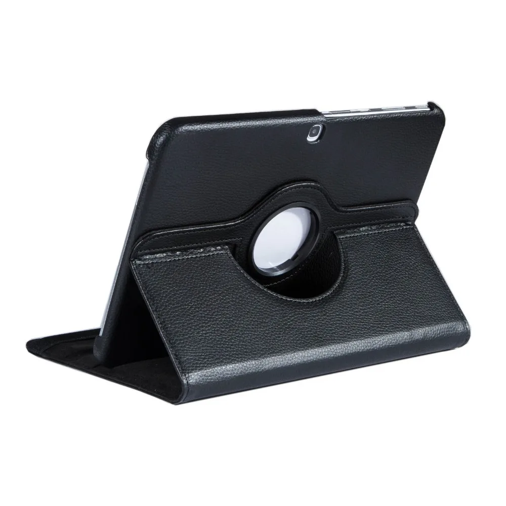 For Samsung Galaxy Tab 3 10.1 inch P5200 P5220 P5210 Tablet PU Leather Case Cover 360 Rotating Smart Stand Screen Protector | Компьютеры и