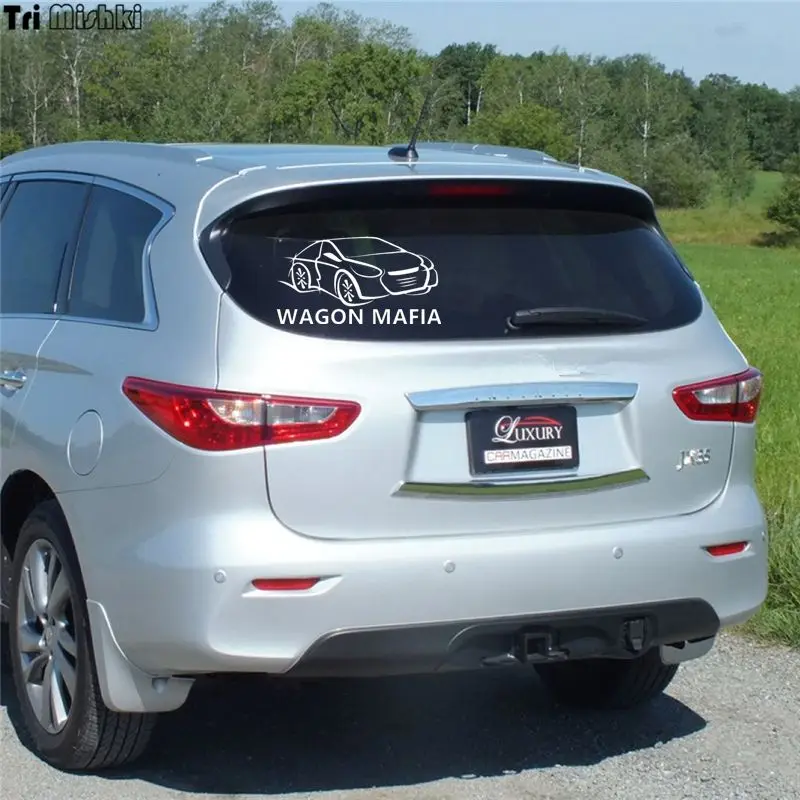 Tri Mishki HZX146 10.7*20см 1 4шт наклейки на авто wagon mafia for Hyundai solaris для хендая соляриса|car