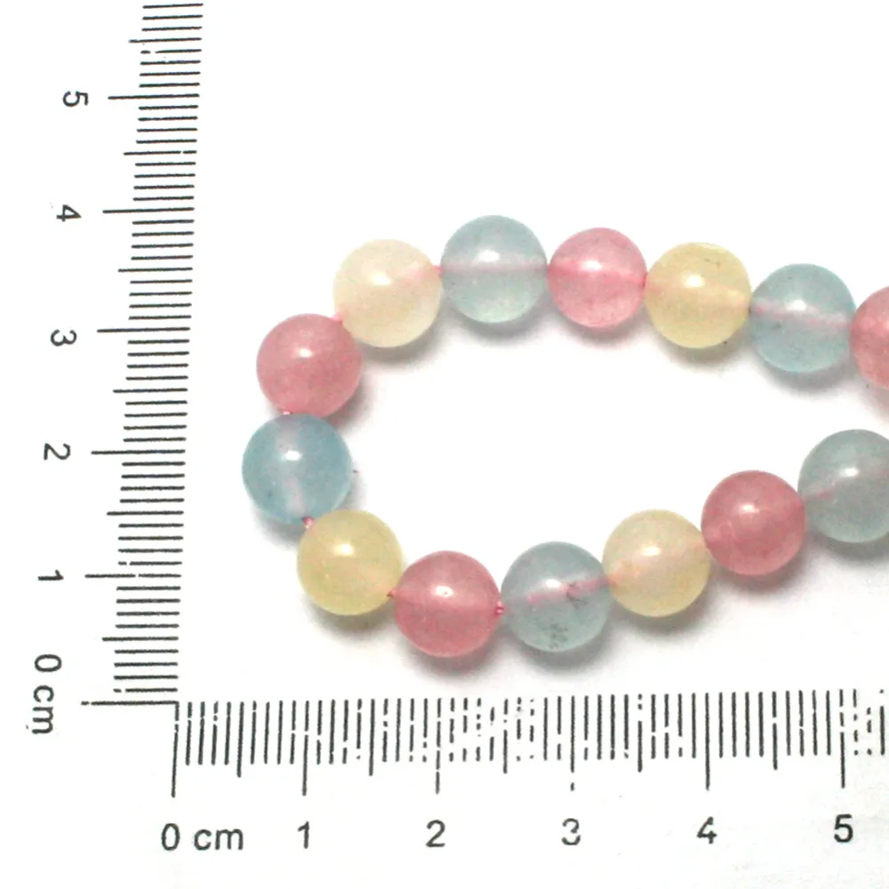 Hot Sale Fashion Natural Dyed Random Mixed Gem Stone Loose Beads 8MM 46pcs/lot Round For DIY Charms Jewelr | Украшения и