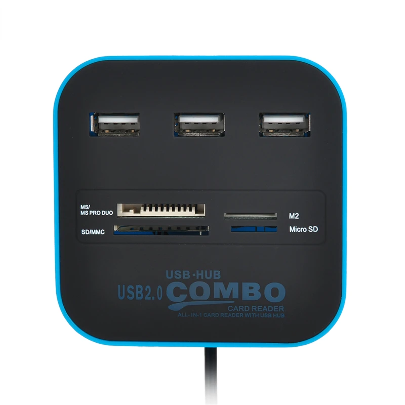 Устройство для чтения карт памяти Maikou 3 порта USB разветвитель 7 в 1 поддержка Micro TF SD