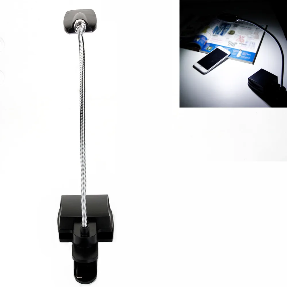 USB и питание от аккумулятора 28-LED настольные лампы Гибкая Настольная лампа с