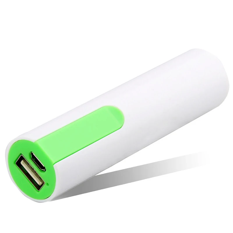 5V USB портативный внешний аккумулятор чехол Комплект 18650 зарядное устройство DIY коробка для сотового телефона - Цвет: Green