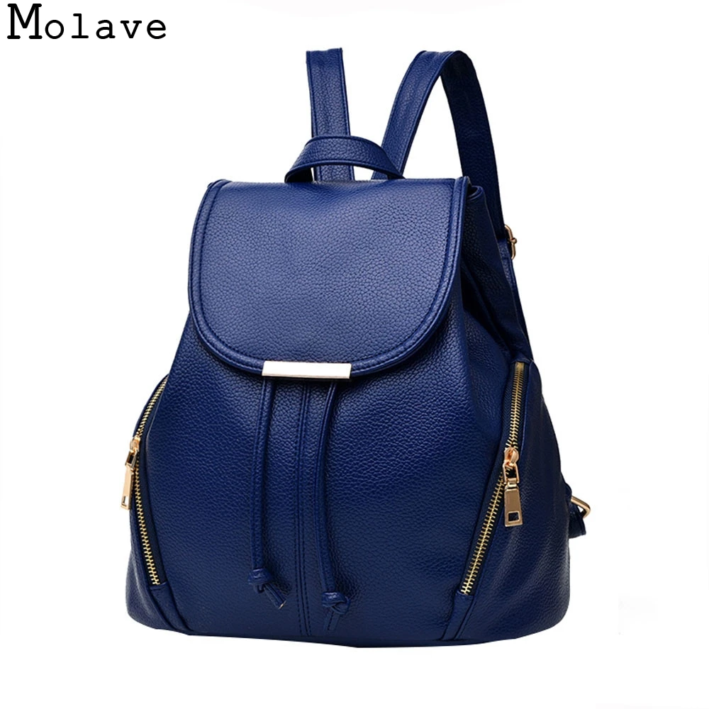 MOLAVE рюкзаки модные школьные кожаные сумки через плечо мини для рюкзака с плоским
