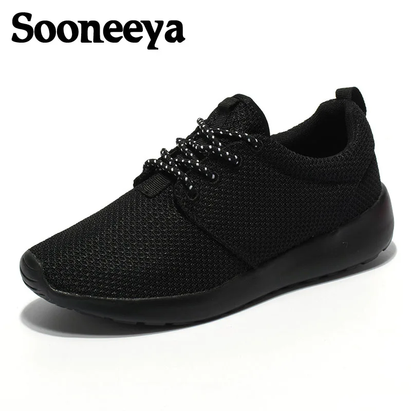 Sooneeya/Новинка мужские кроссовки черные ультралегкие для бега женская обувь на