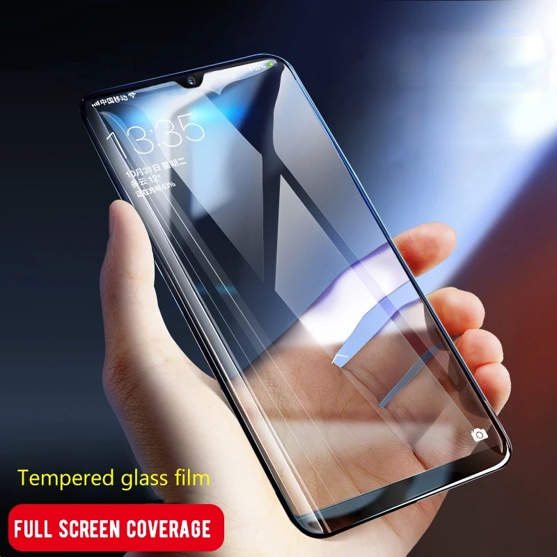

Закаленное стекло 9H с полным покрытием для экрана UMIDIGI POWER 6,3 дюймовая защитная пленка