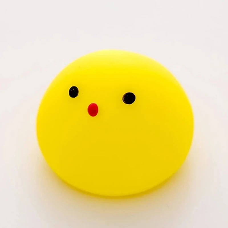 Милые мягкие мини игрушки Mochi Yellow Chicken Squishy Simsimi подарок для детей забавные