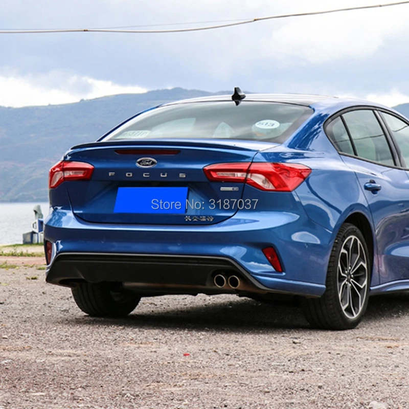 Спойлер для Ford Focus 2019 новый sedan АБС пластик Неокрашенный задний спойлер на крыло