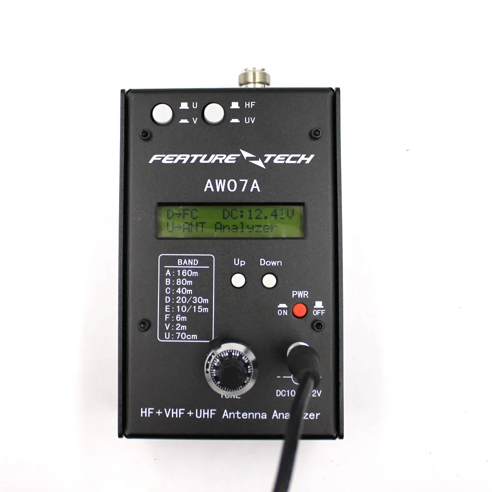 КСВ телевизионные антенны анализатор AW07A для HAM радио ВЧ ОВЧ UHF 160 м двухканальные