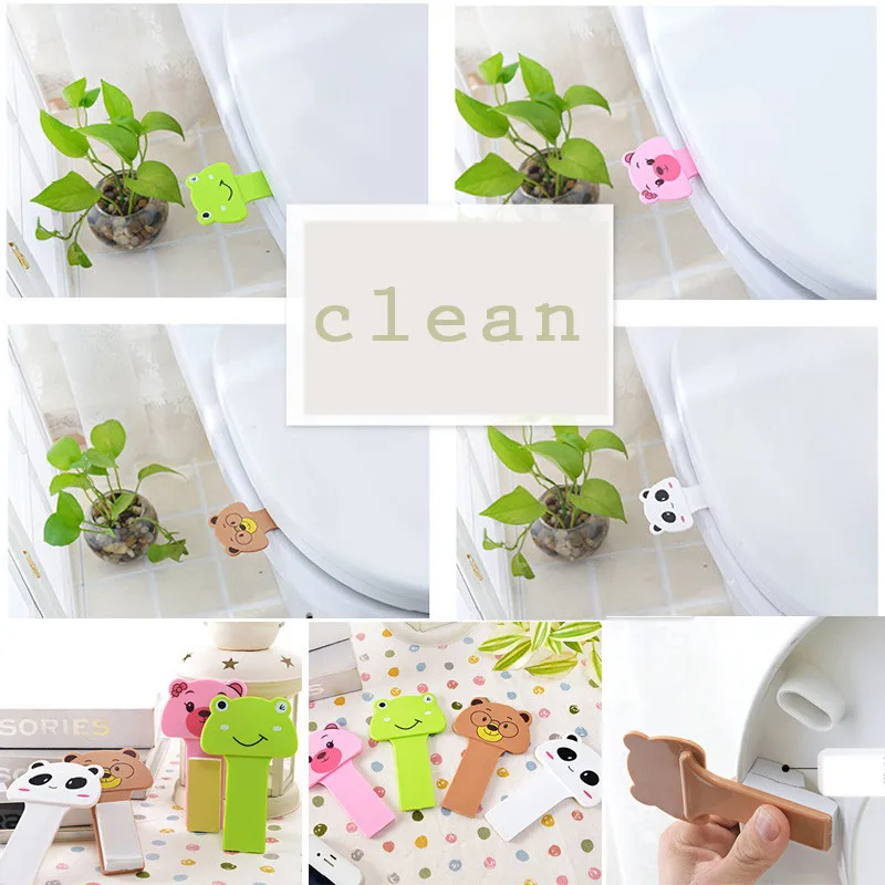 1 шт. милые маленькие цветные животные, крышка для унитаза, портативная ручка для ванной, крышка для унитаза, крышка для унитаза, аксессуары