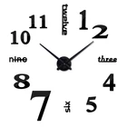 Новые Настенные часы акриловые зеркальные цифровые часы horloge 3d Наклейка на стену украшение дома гостиная кварцевые Стрелка для часов