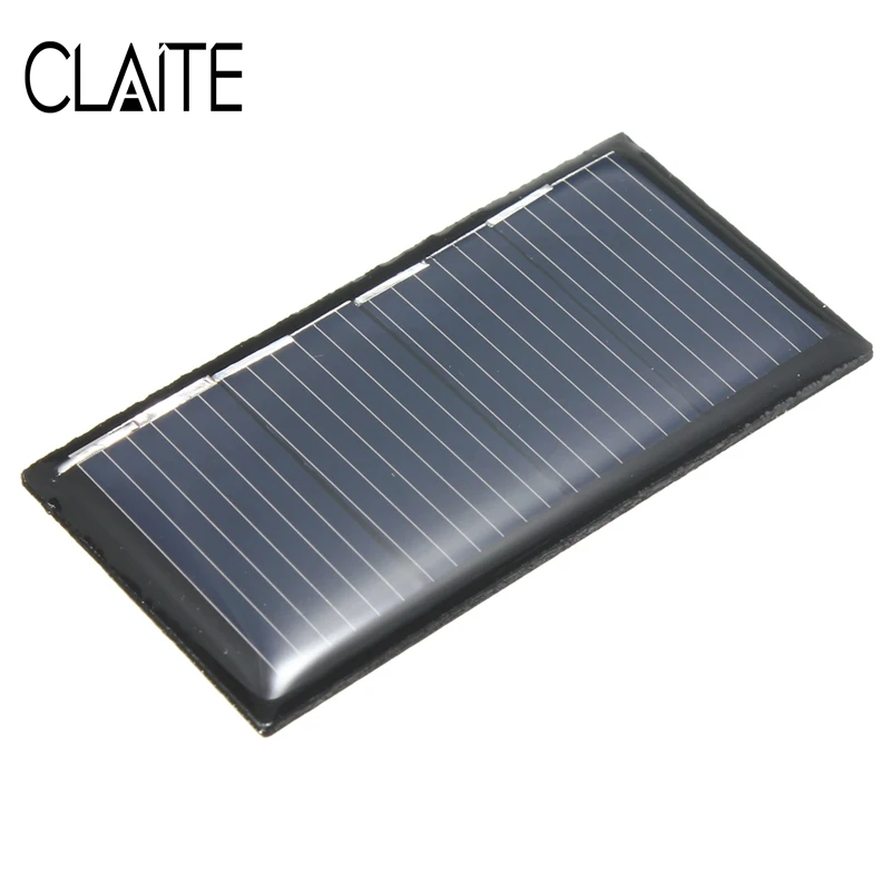 CLAITE 2V 0 18 W 90MA Мини DIY Солнечная Панель поликристаллический кремний солнечные