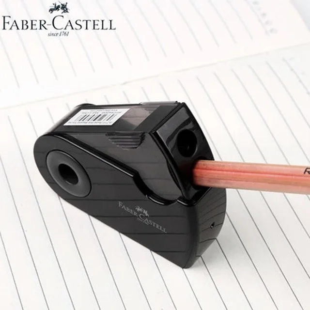 FABER-CASTELL Push Pull двойной точилка для карандашей одно отверстие многофункциональный