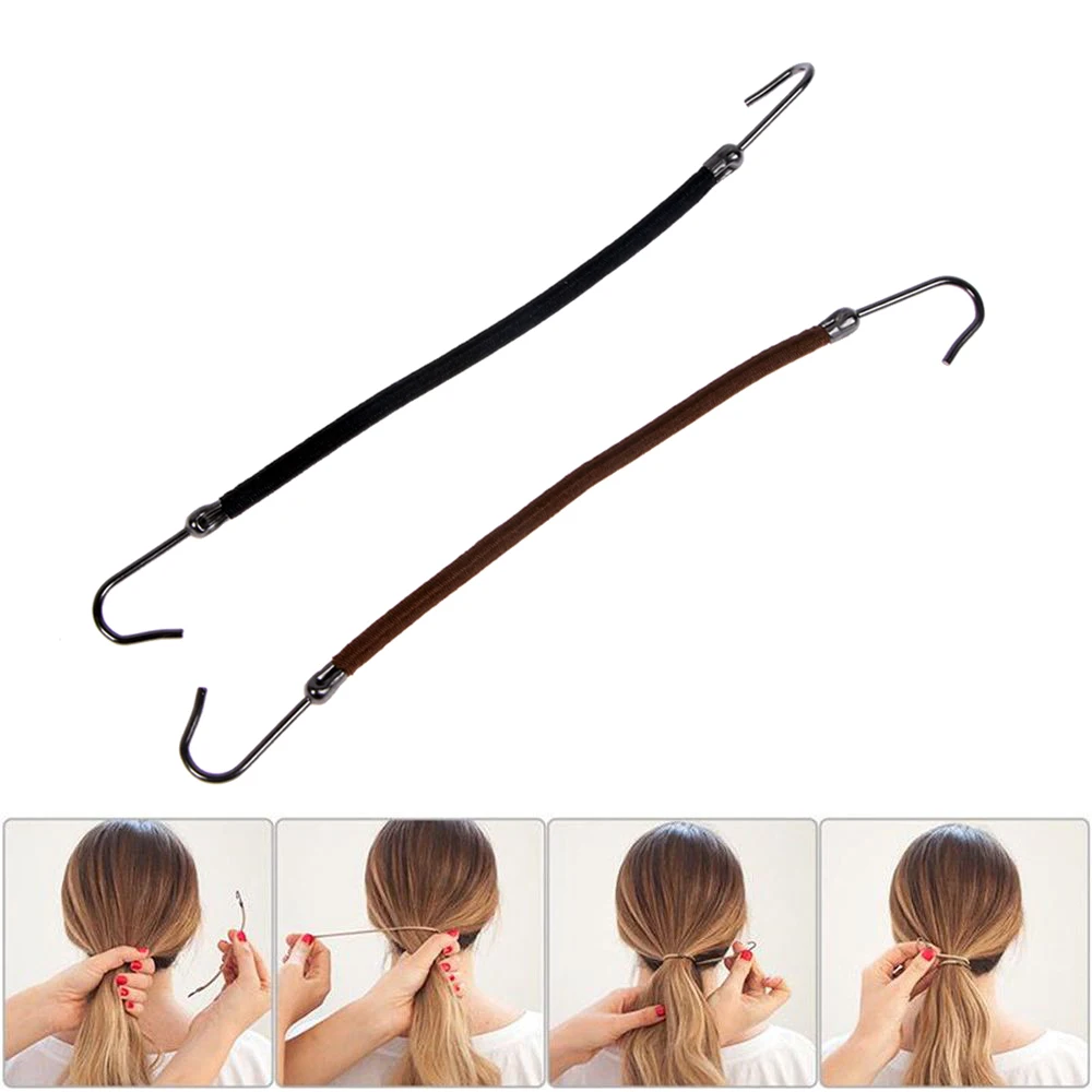 Эластичные резинки для волос 5 шт./лот крючки укладки конского хвоста держатели