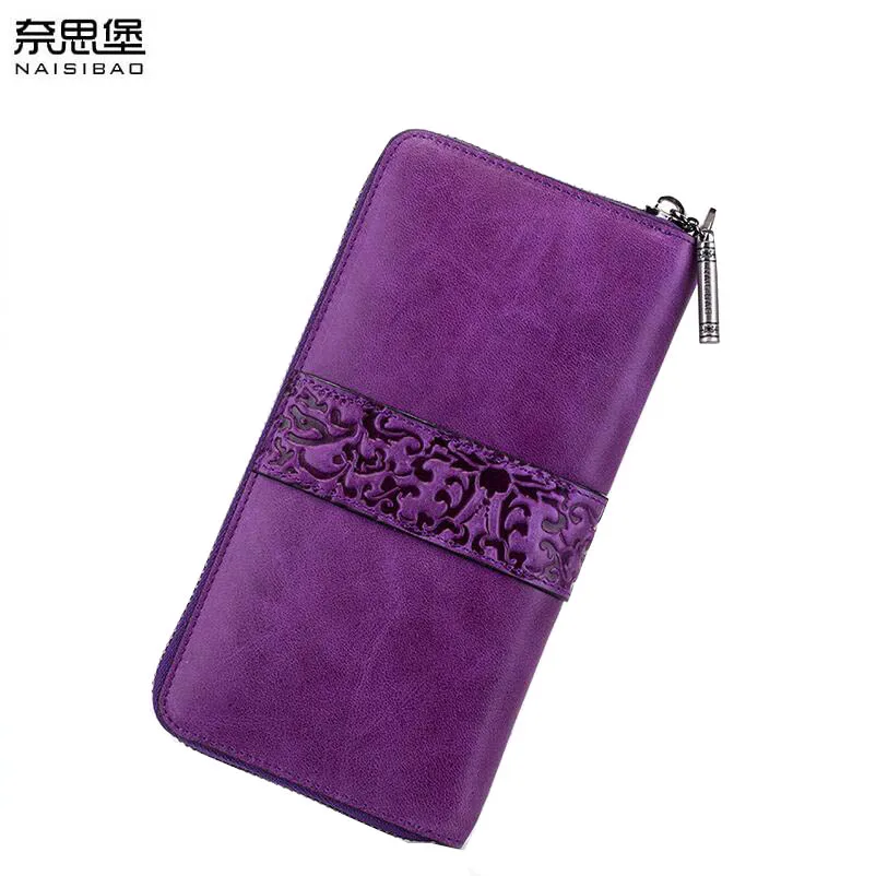 NAISIBAO роскошный модный высококачественный кожаный Ретро первоклассный Кожаный