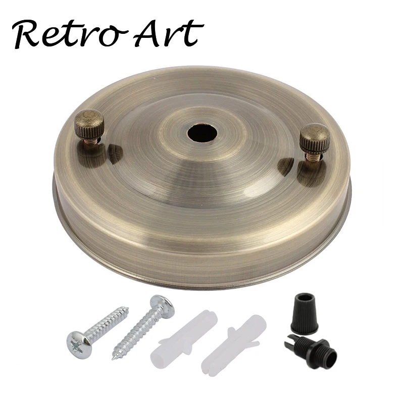 Потолочная Роза для подвесной лампы набор шнуров винтажный металлический