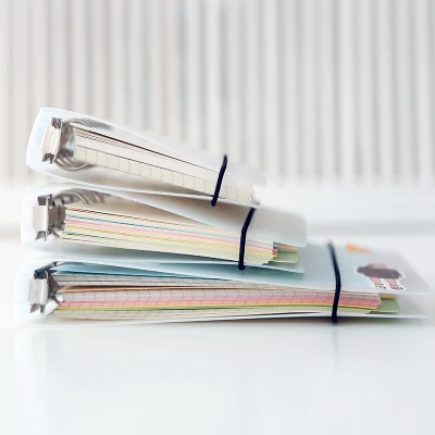 DIY спираль Тетрадь крышка A5 записная книжка с кольцевым механизмом A6 прозрачныая