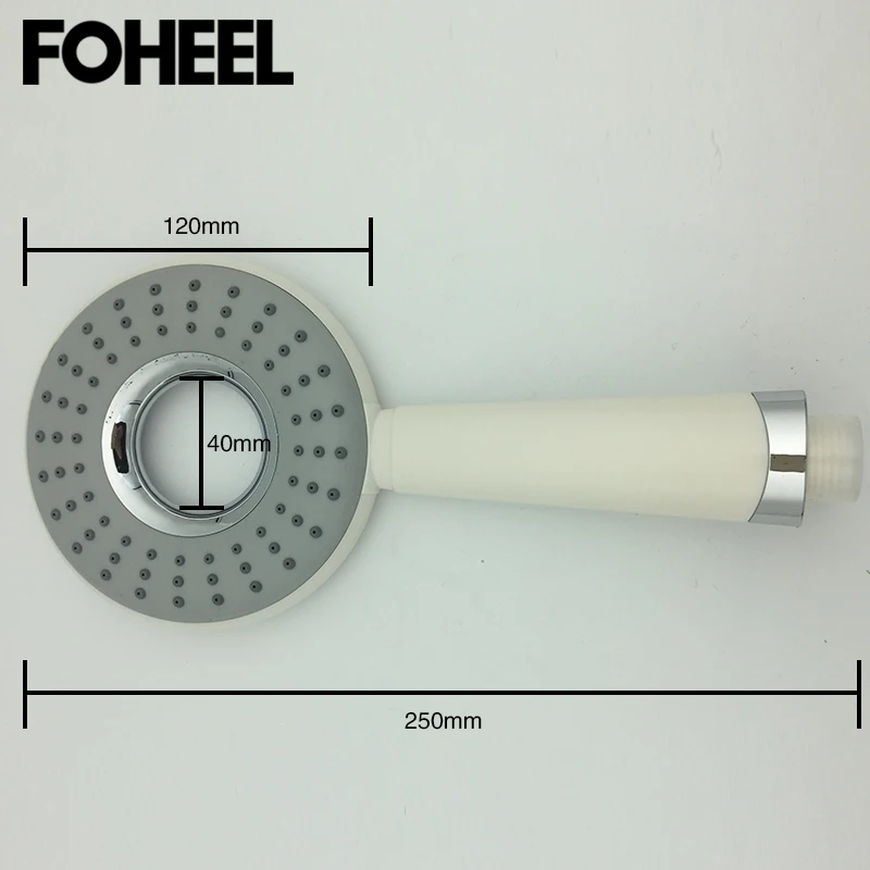 FOHEEL, высокое качество, ручной душ и верхний спрей, насадка для душа, насадка для душа высокого давления, водосберегающая душевая головка