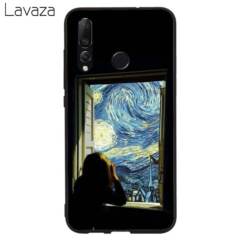 Мягкий чехол Lavaza Van Gogh для Huawei Honor 6 7A Pro 7C 8C 7 8X 8 9 10 lite Note10 |