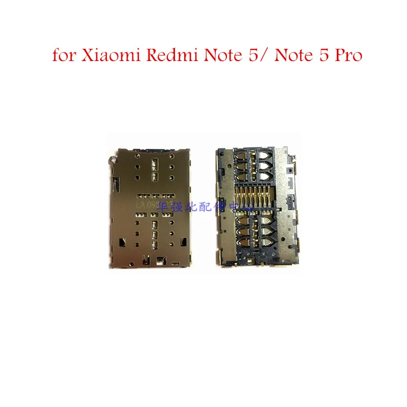 Для Xiaomi Redmi Note 5/Note 5 Pro карта считывателя sim-карты Слот лоток держатель Разъем Redmi Note 5 запасные части для ремонта