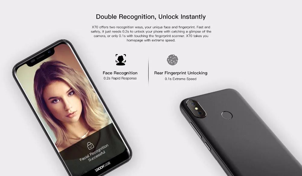DOOGEE X70 4000 мАч 5 дюймов 19:9 полный Дисплей 3g мобильного телефона MTK6580A 4 ядра 2 ГБ + 16 8MP