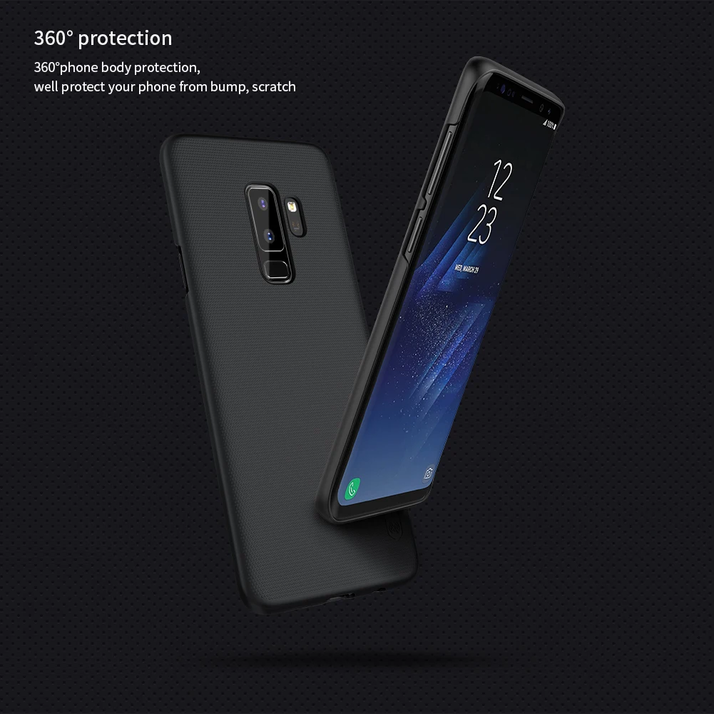 Чехол для samsung Galaxy S9 S8 S10 E Plus Note9 NILLKIN, суперматовая защитная задняя крышка для samsung S9 Note 8 9, Защитная пленка для экрана