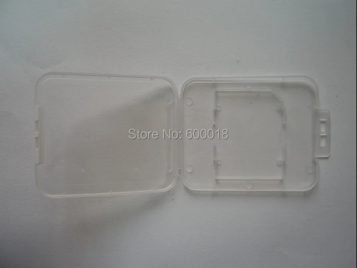 SD memory card cases box enclosure ,  slim sd card case holder plastic Protector for SD 128GB  500pcs/lot dropshipping