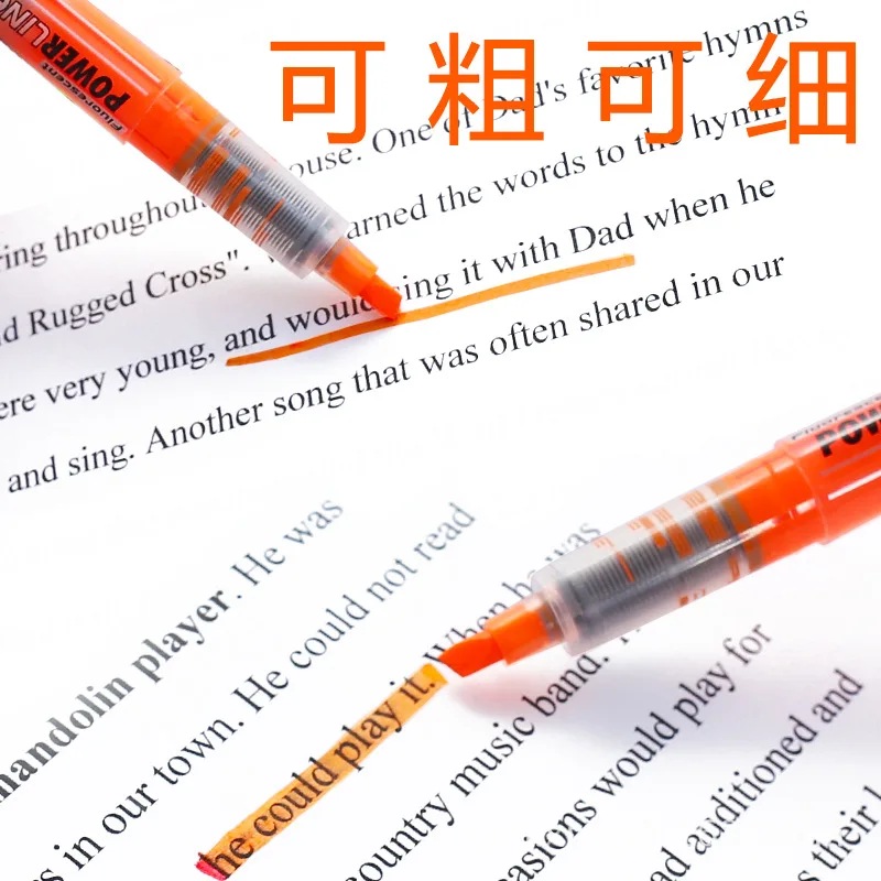 Color straight liquid highlighter pen student marker Any combination of 10 colors Office stationery Supplies | Канцтовары для офиса