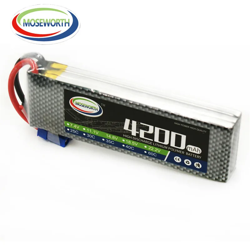 Новый дизайн батарея 3S 11 1 V 4200mAh 25C RC LiPo Для радиоуправляемый самолет Квадрокоптер
