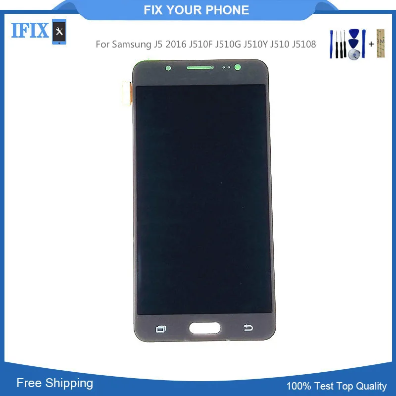 Не может регулировать Яркость для Samsung J5 2016 J510F J510G J510Y J510 J5108 ЖК Дисплей Сенсорный
