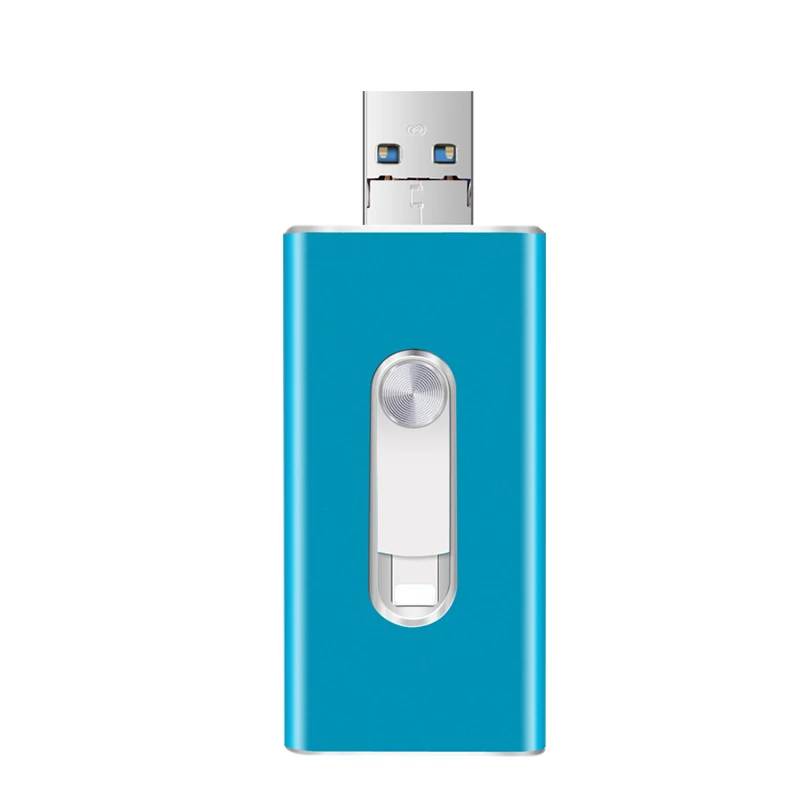 Usb флэш-накопитель 3.0 OTG для iPhone 5/5S/5C/6/6 S Plus/7/ ipad/Android флешки usb stick mini usb flash металла 64 ГБ 32 ГБ usb flash