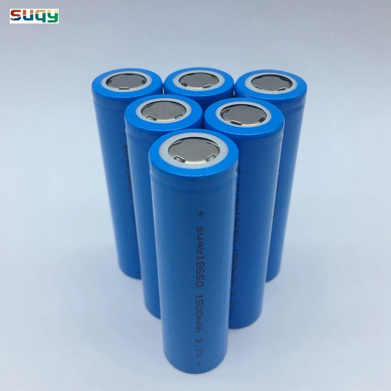 suqy 40pcs/lot New Original 18650 Rechargeable Battery Accumulator inr18650 3.7volt 1500mAh lithium Polymer wholesale | Электроника