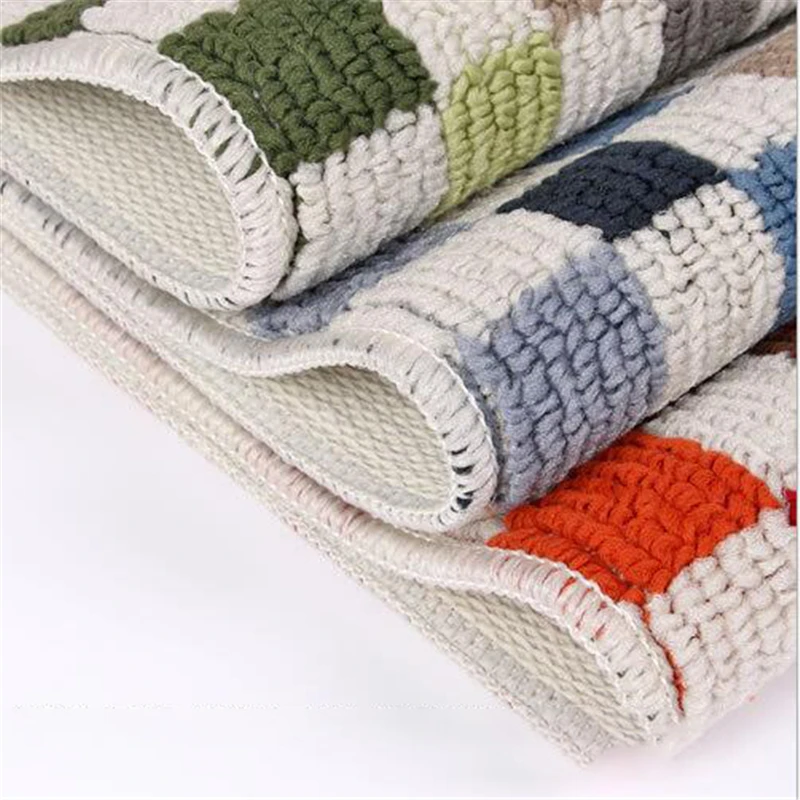 Японский Стиль Полиэстер Мягкие Нескользящие двери Коврики Кухня для украшения